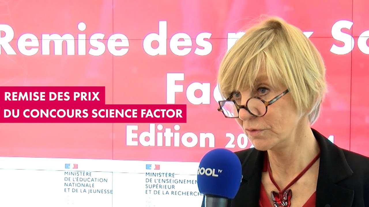 Remise des prix du concours Science Factor